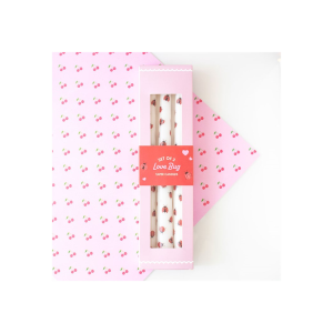 Set of 3 Love Bug Ladybird Taper Candles