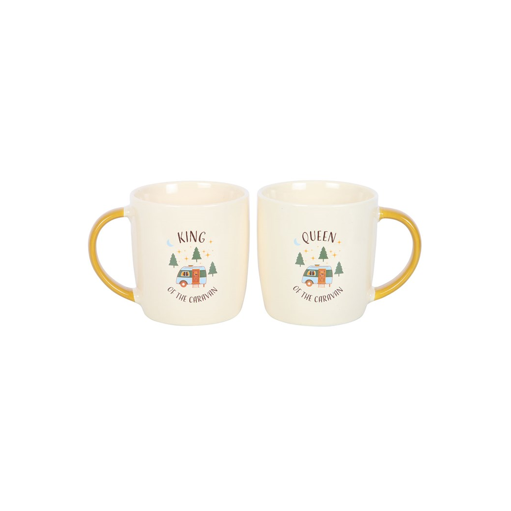 Camping King and Queen Couples Mug Set - Image 2