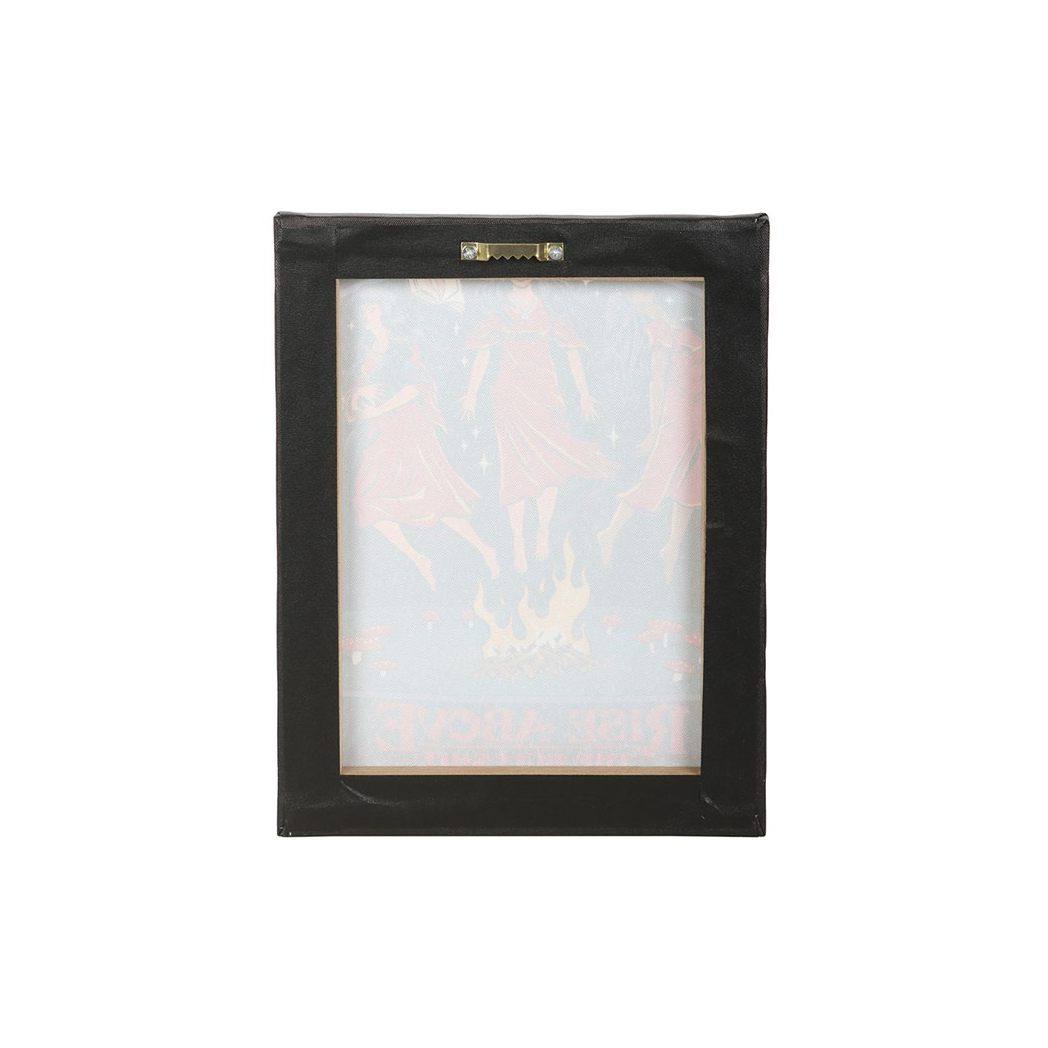 19x25cm Rise Above the Bullshit Canvas Plaque by Steven Rhodes - Image 4