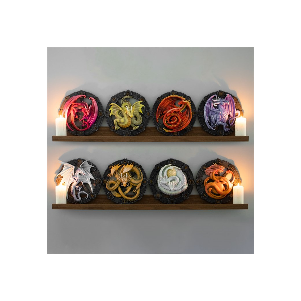 Ostara Dragon Resin Wall Plaque by Anne Stokes - Image 5