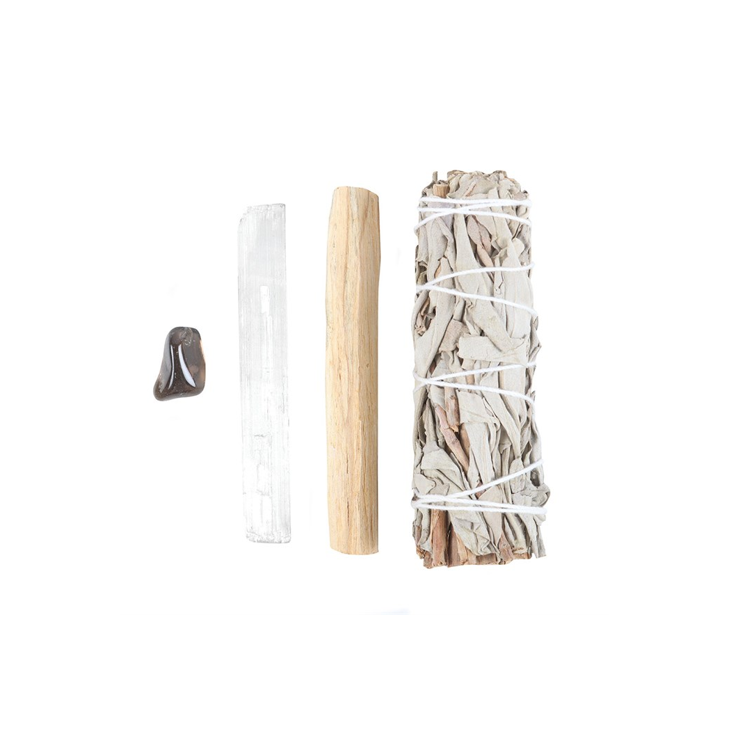 Negative Energy Smudge Kit with Hematite - Image 4
