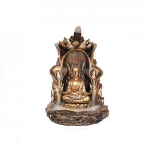 Bronze Buddha Backflow Incense Burner