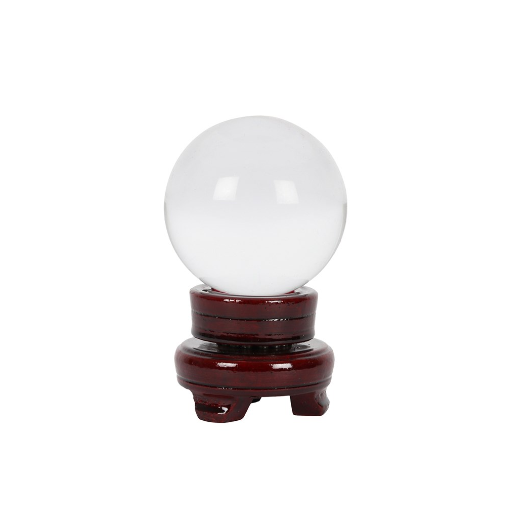 8cm Crystal Ball with Stand - Image 2
