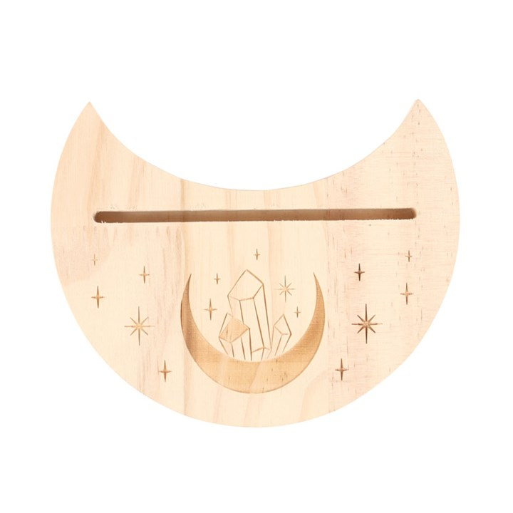 Natural Crystal Crescent Moon Tarot Card Stand - Image 4