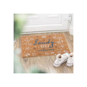 Natural Sandy Feet Welcome Doormat