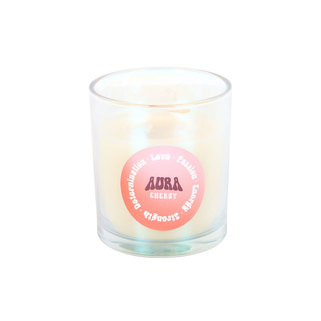 Aura Energy Juicy Raspberry Iridescent Candle - Image 3