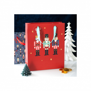 23cm Red Nutcracker Gift Bag
