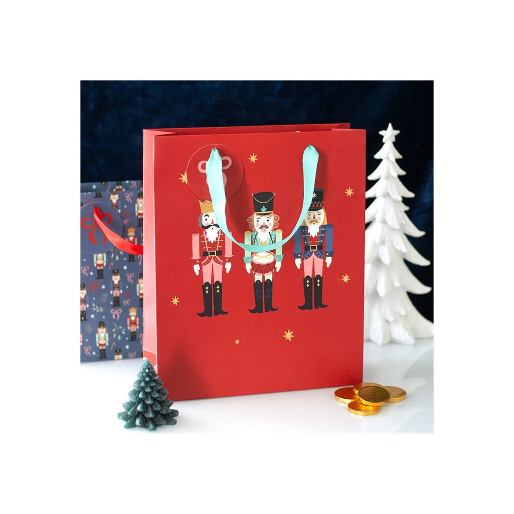 23cm Red Nutcracker Gift Bag