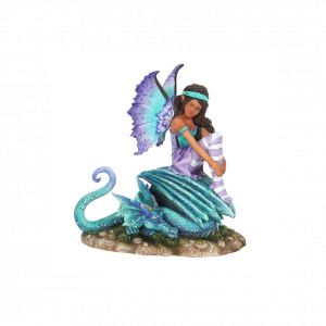 16cm Dragon Perch Fairy Figurine by Amy Brown
