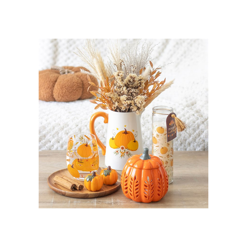 Pumpkin Print Tube Candle - Image 5