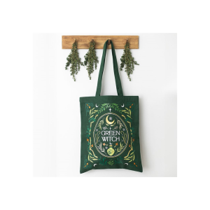 Green Witch Tote Bag