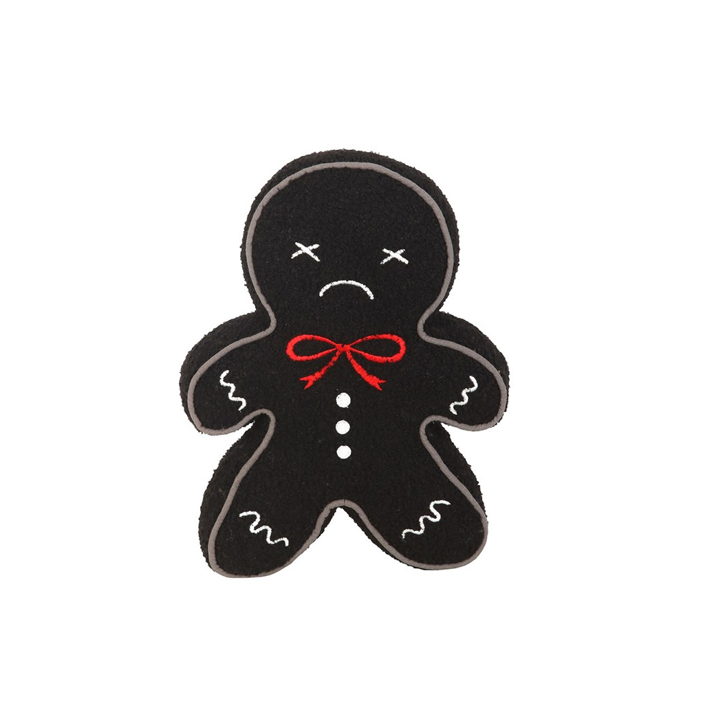 Black Gingerdead Man Boucle Cushion - Image 2