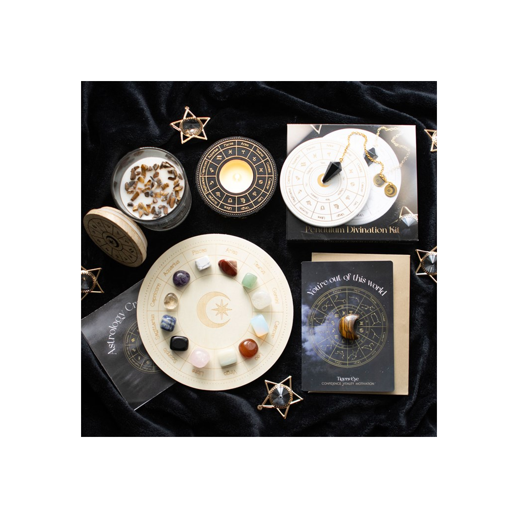Astrology Wheel Crystal Grid Set - Image 5