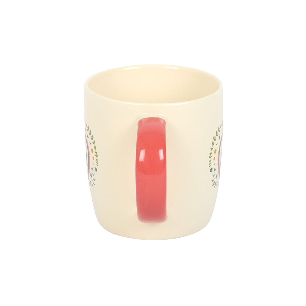 Mum Folk Heart Mug - Image 3