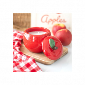 Apple Shaped Candle Jar