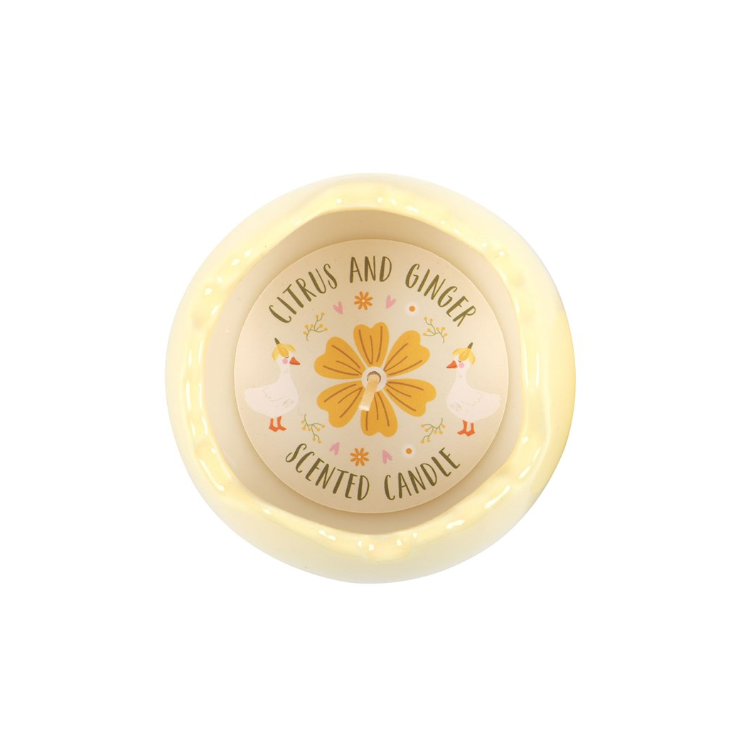 Citrus & Ginger Egg Shaped Candle - Image 4
