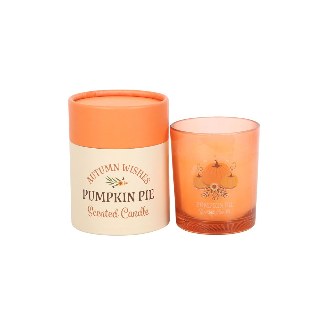 Autumn Wishes Pumpkin Pie Candle - Image 2