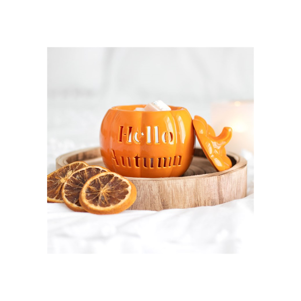Hello Autumn Pumpkin Oil Burner - Image 2