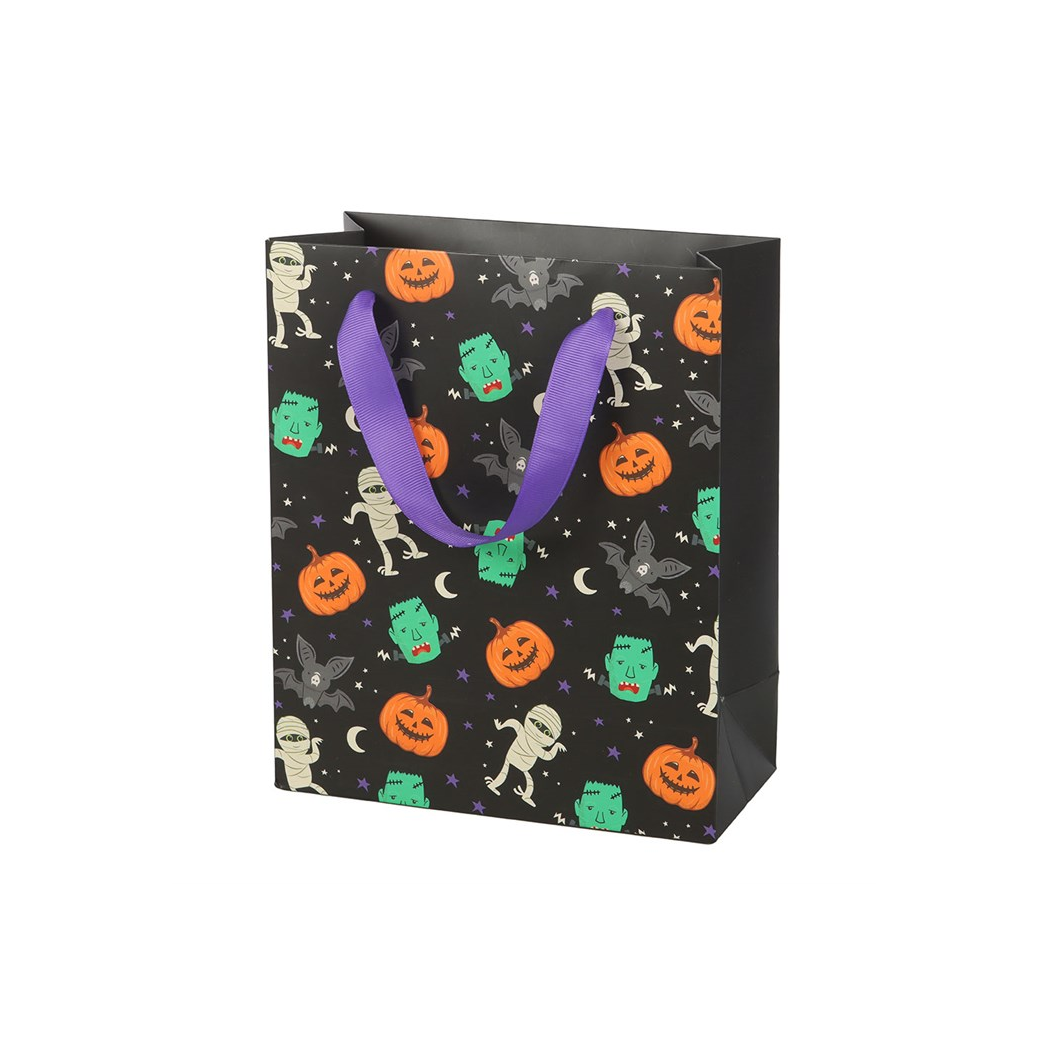 23cm Medium Monster Mash Print Gift Bag - Image 4