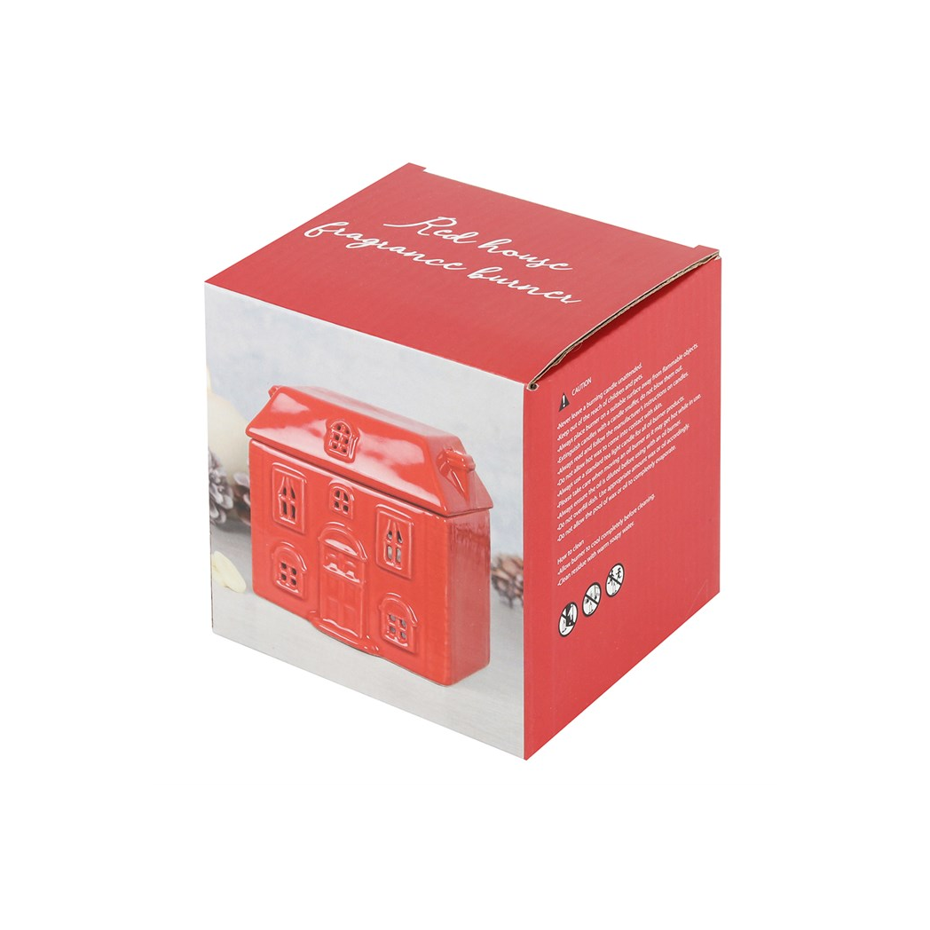 Red Ceramic House Oil Burner - Image 5