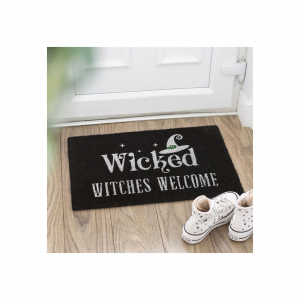 Black Wicked Witches Welcome Doormat