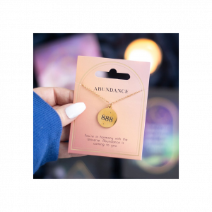 888 Angel Number Abundance Necklace