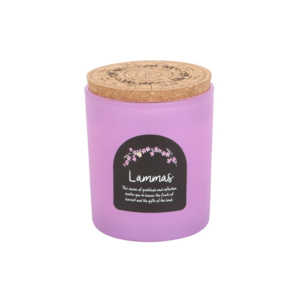 Lammas Cinnamon and Orange Wheel of the Year Candle - Image 2