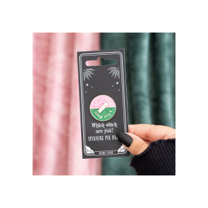 Which Witch Are You Spinning Pin Badge