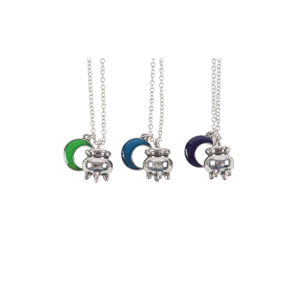 Set of 3 Coven Sisters Cauldron Charm Necklaces - Image 3