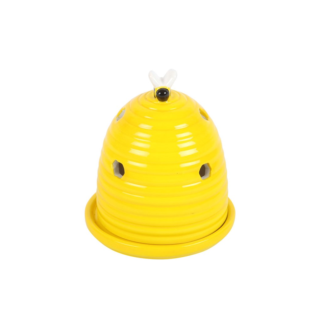 Yellow Beehive Incense Cone Holder - Image 4