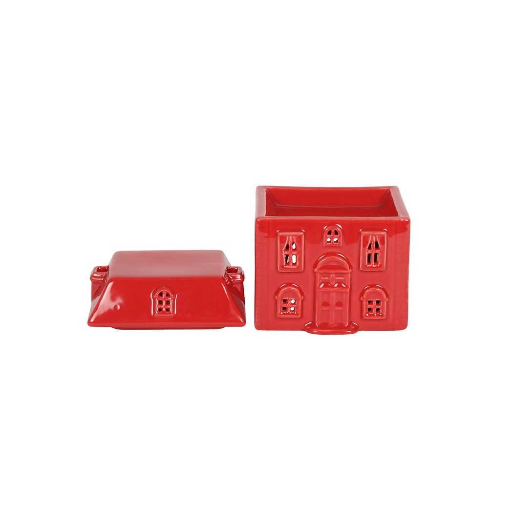 Red Ceramic House Oil Burner - Image 3