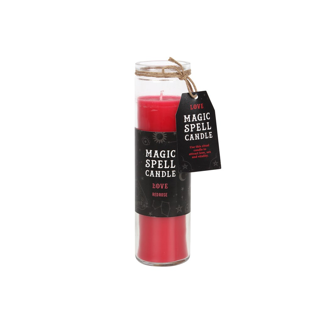 Rose 'Love' Spell Tube Candle