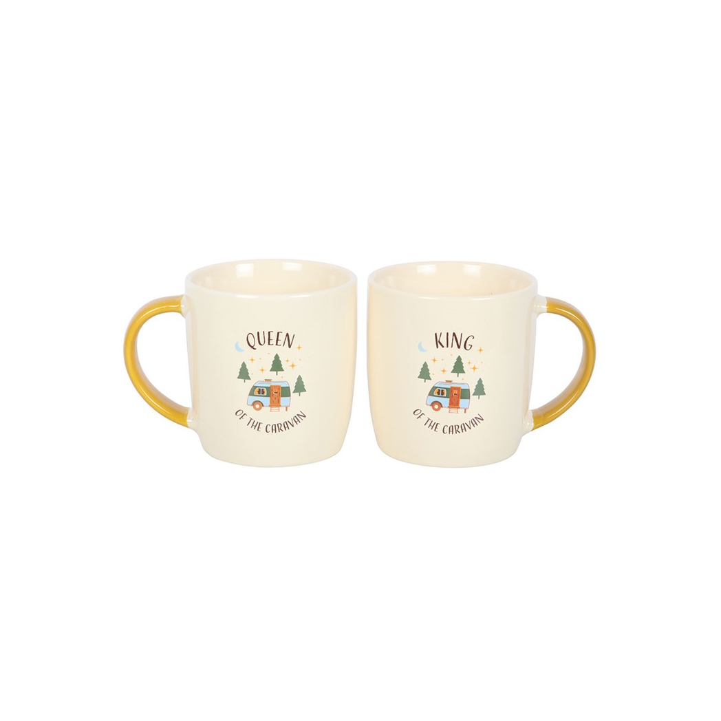 Camping King and Queen Couples Mug Set - Image 3