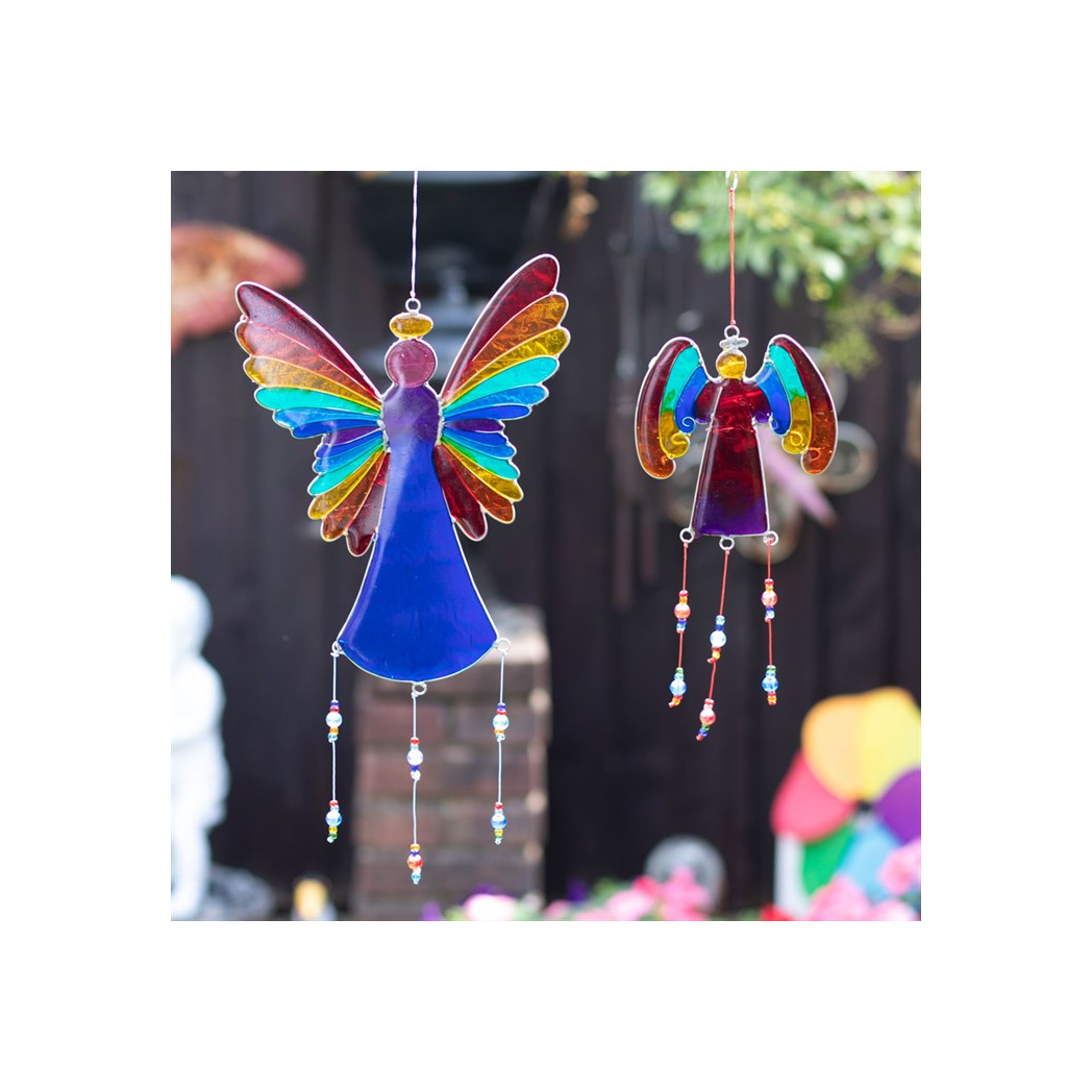 38cm Rainbow Angel Suncatcher - Image 2