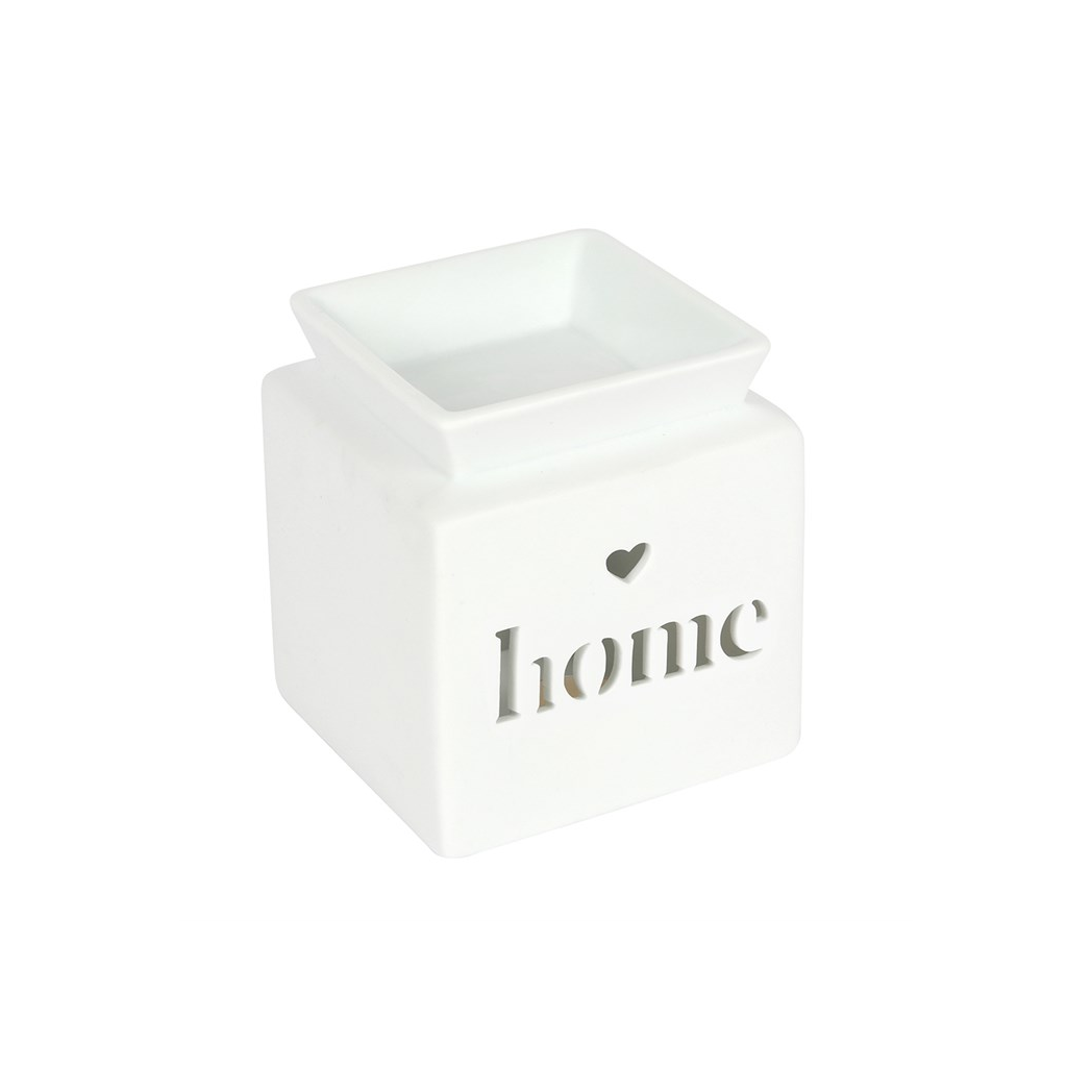 White Home Cut Out Oil Burner - Image 2