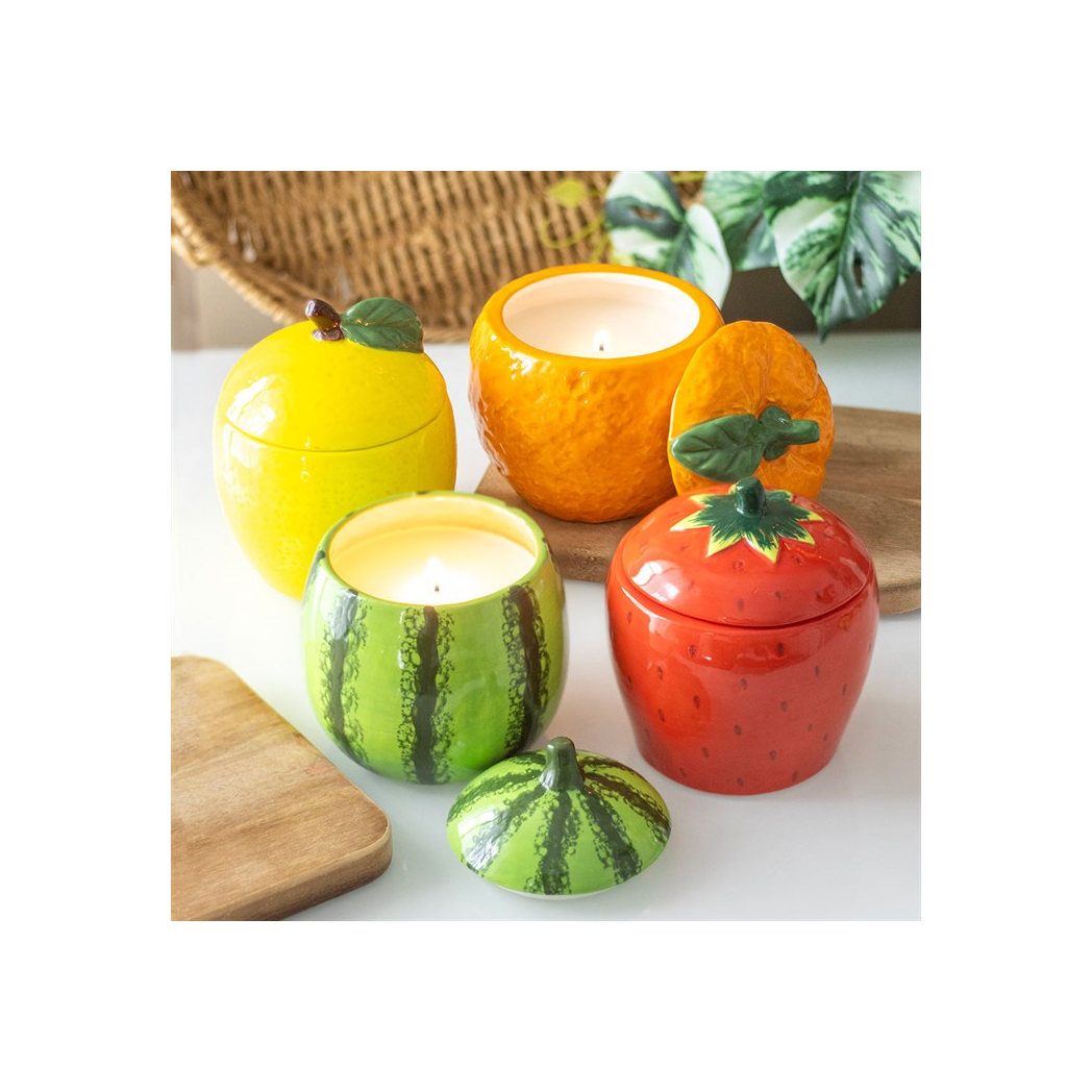 Orange Shaped Candle Jar - Image 5