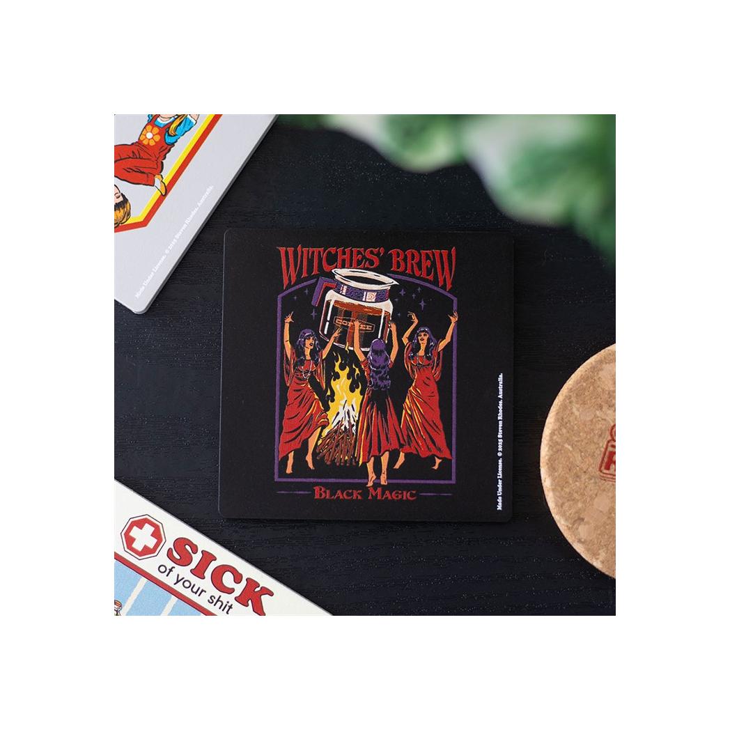 Witches' Brew Coaster by Steven Rhodes
