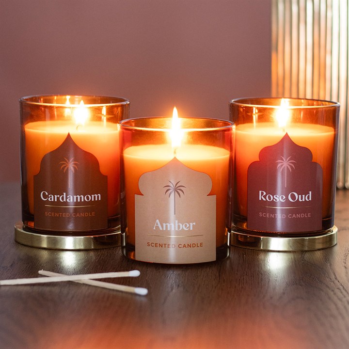 Arabian Nights Rose Oud Scented Candle - Image 5