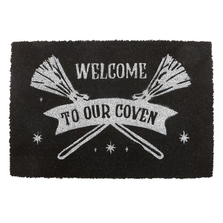 Black Welcome to Our Coven Doormat - Image 2