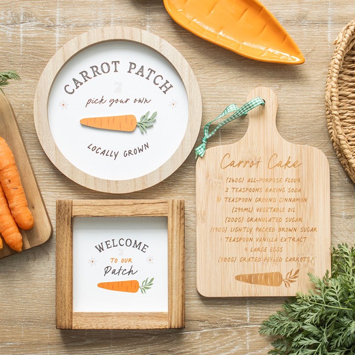 Carrot Cake Recipe Bamboo Serving Board - Image 5