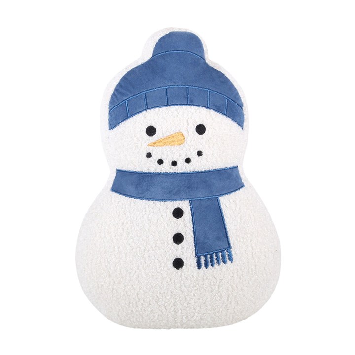 Snowman Shaped Boucle Cushion - Image 2