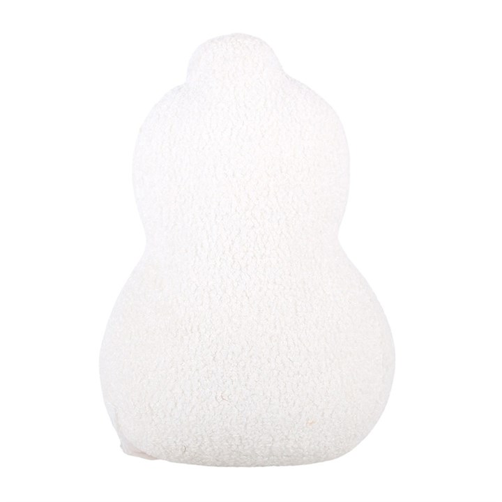 Snowman Shaped Boucle Cushion - Image 4