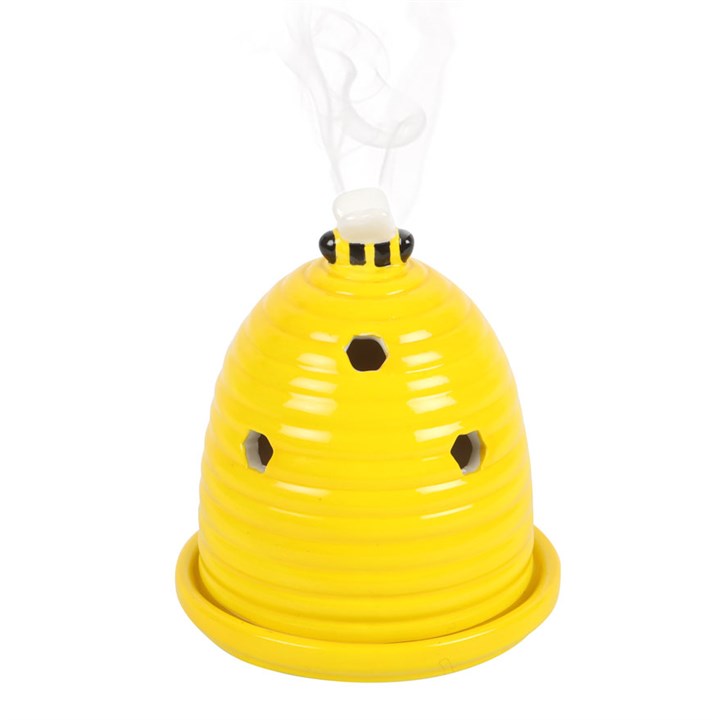 Yellow Beehive Incense Cone Holder - Image 2