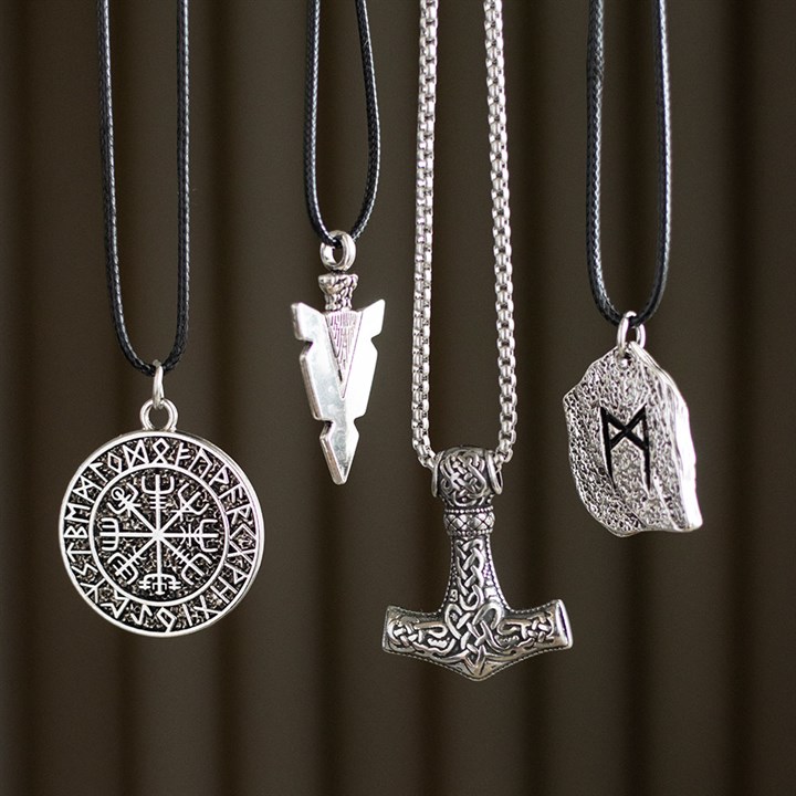 Rune of Transformation Viking Cord Necklace - Image 5