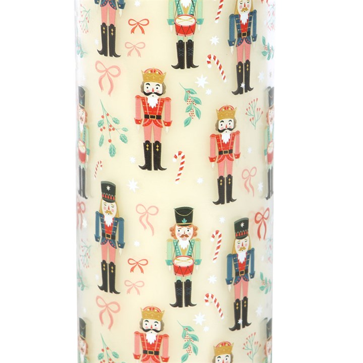 Nutcracker Print Festive Spice Tube Candle - Image 4