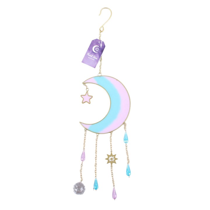 Iridescent Crescent Moon Suncatcher - Image 3