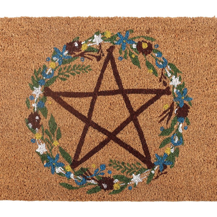 Natural Solstice Wreath Doormat - Image 3