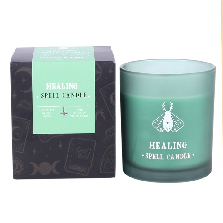 Healing Eucalyptus Mint Scented Candle - Image 2