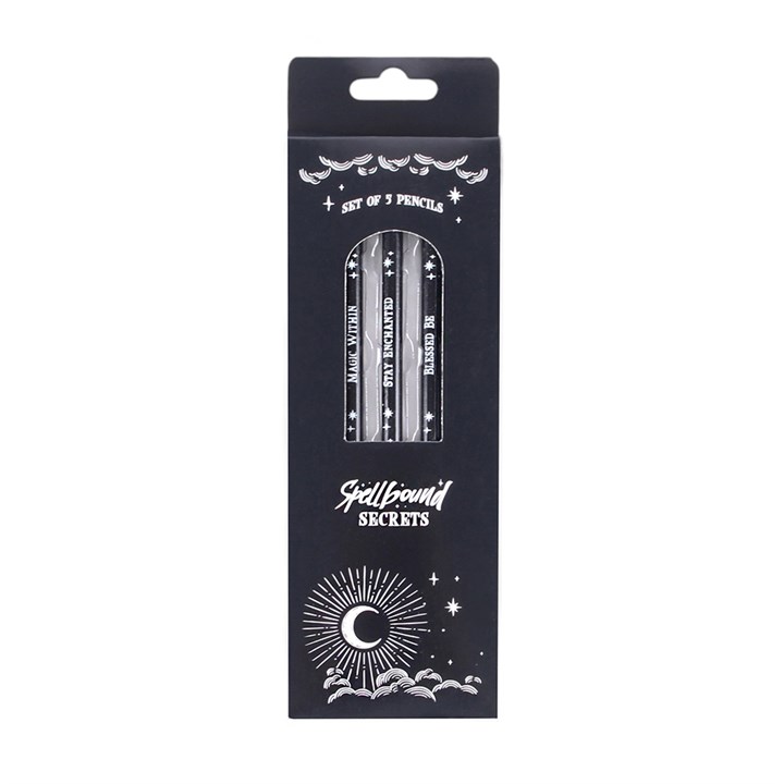 Pack of 5 Spellbound Secrets Pencils - Image 2