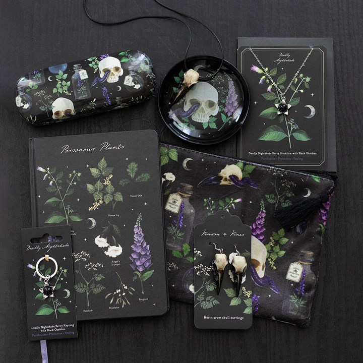 Venom & Vines Print Makeup Bag - Image 5